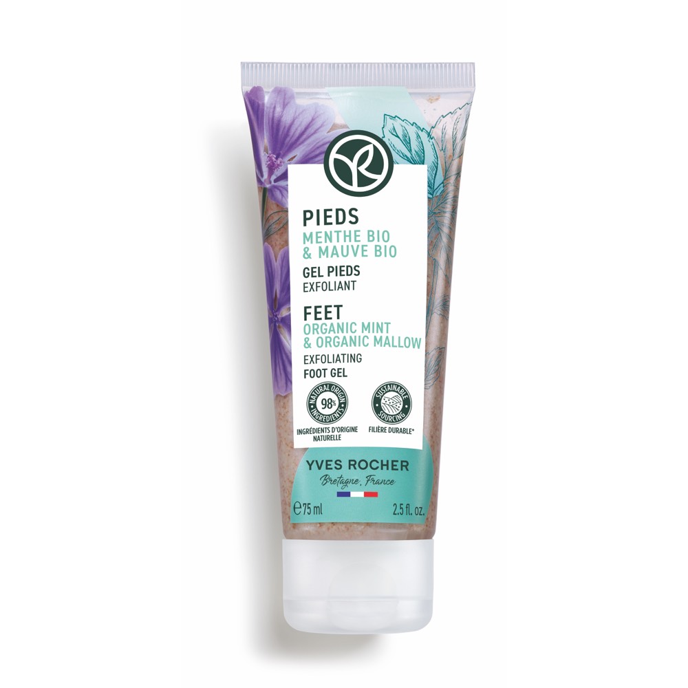 Gel Pieds Exfoliant Menthe Bio & Mauve Bio